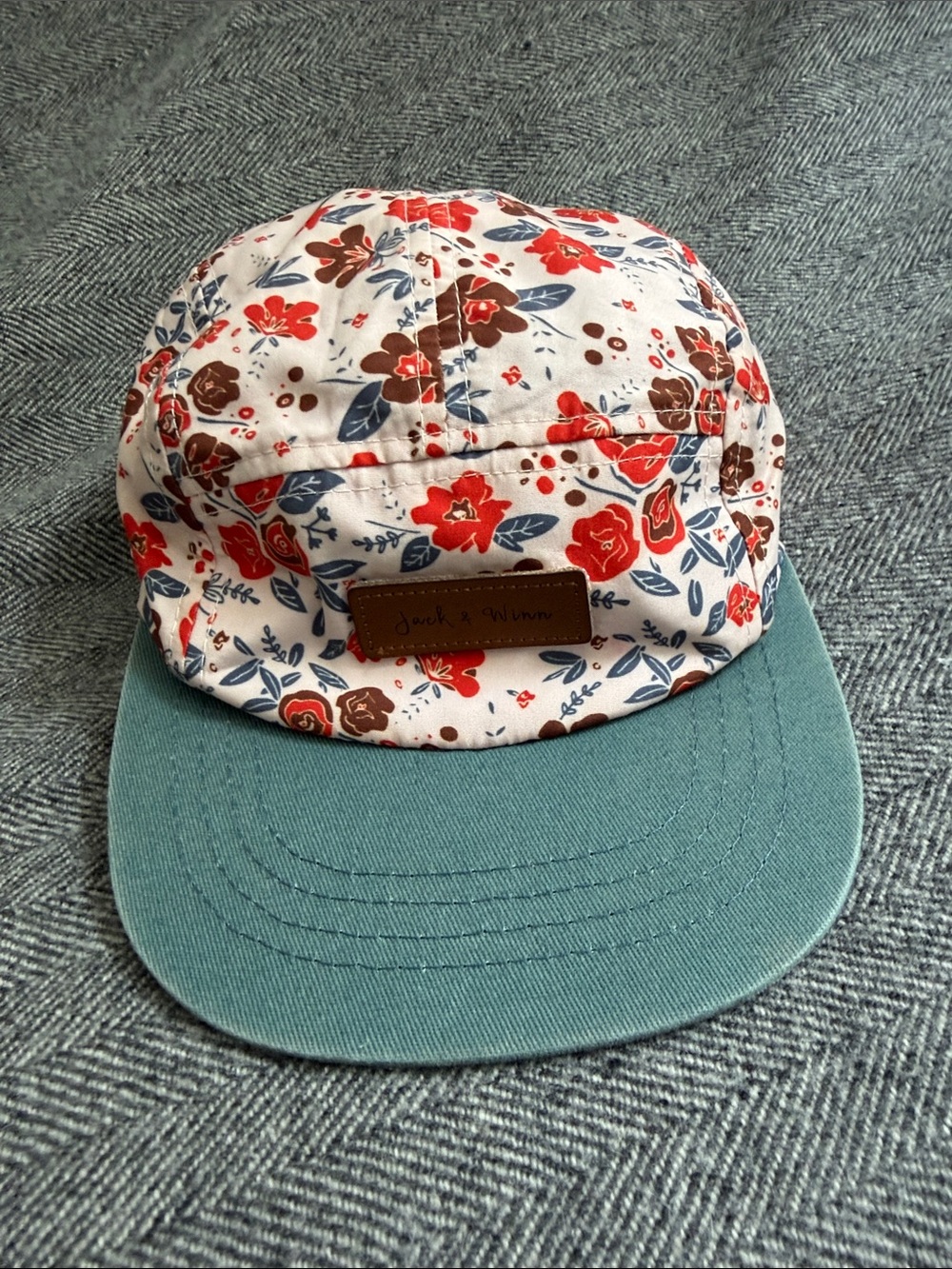 Jack & Winn 5 panel floral print kids cap size L (4-5 Years)